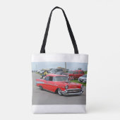 1957 Chevy Bel-Air Hot Rod Tote Bag (Back)