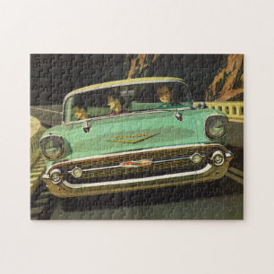 1957 Chevy Bel Air Jigsaw Puzzle