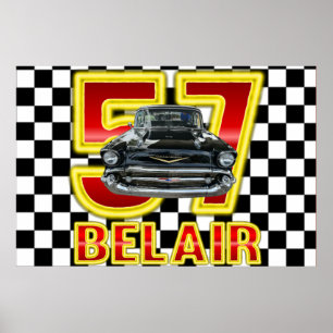 1957 Chevy Bel Air Poster. Poster