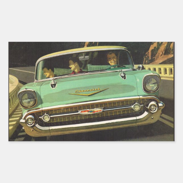 1957 Chevy Bel Air Sticker (Front)