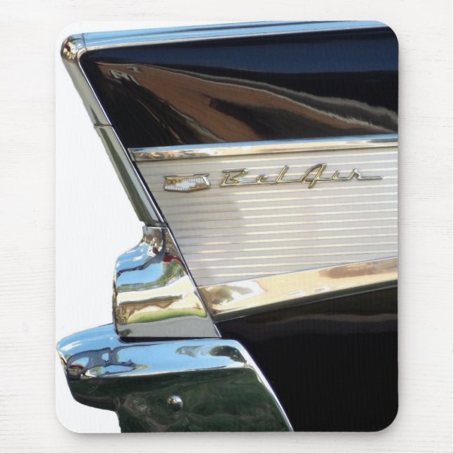 1957 Chevy Bel Air Tail Fin - Mousepad (Front)