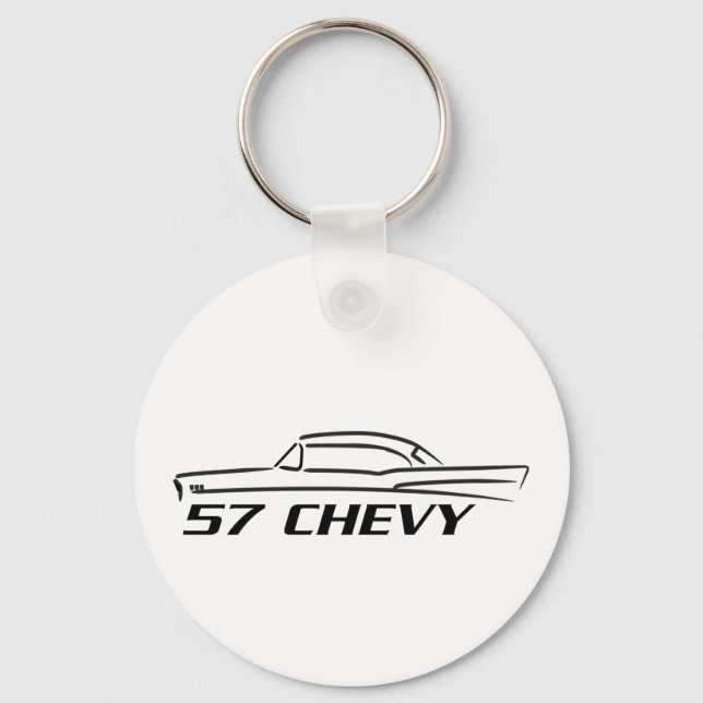 1957 Chevy Hard Top Type Keychain (Front)