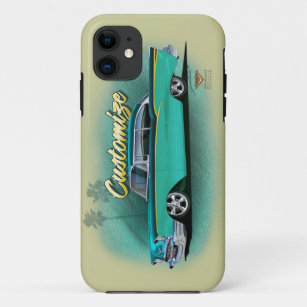 1957 chevy hot rod iphone case
