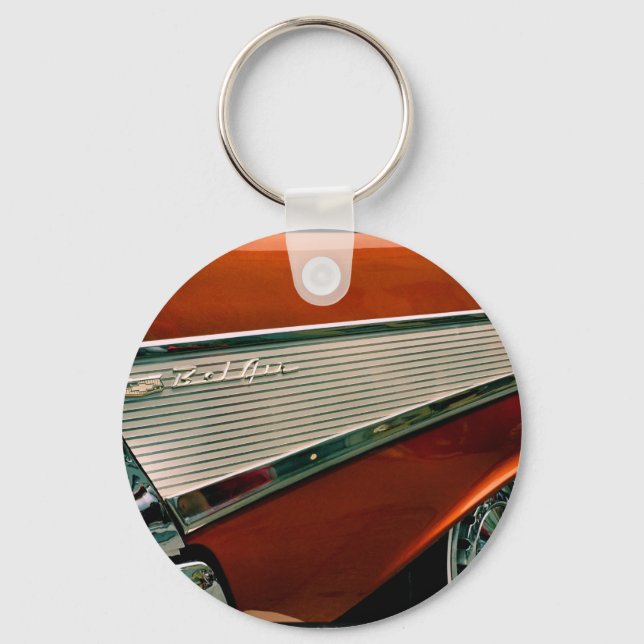 1957 Classic BelAir Chevy Keychain (Front)