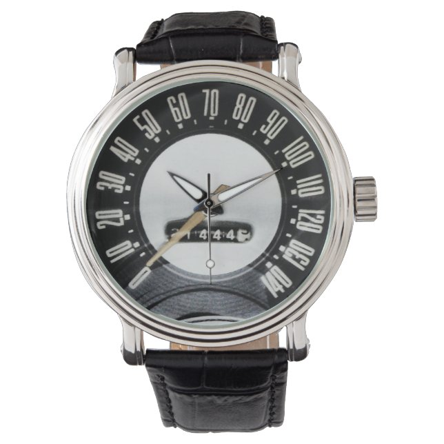 1957 Classic Sports Car Speedometer Watch (Front)