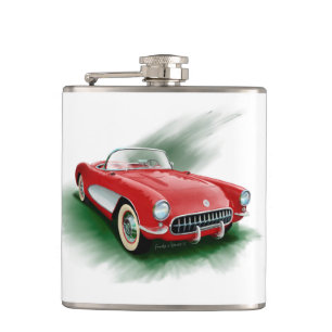 1957 Corvette Hip Flask