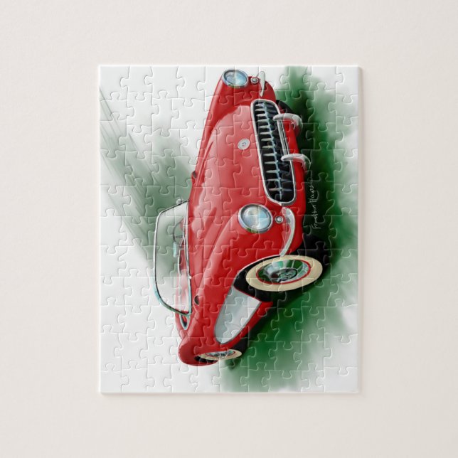 1957 Corvette Jigsaw Puzzle (Vertical)