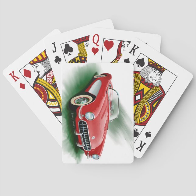 1957 Corvette Playing Cards (Back)