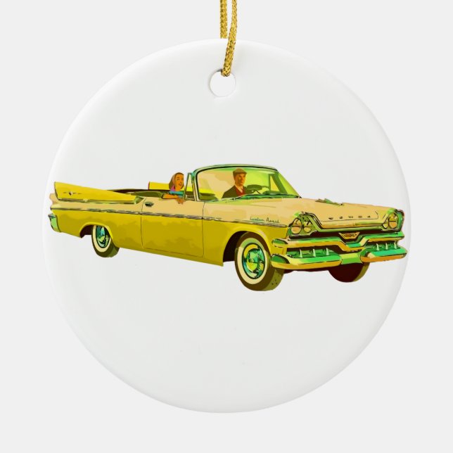1957 Dodge Custom Royal Lancer Ceramic Ornament (Front)