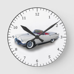 1957 grey Thunderbird clock