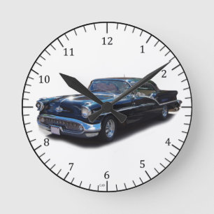 1957 Olds 88 clock