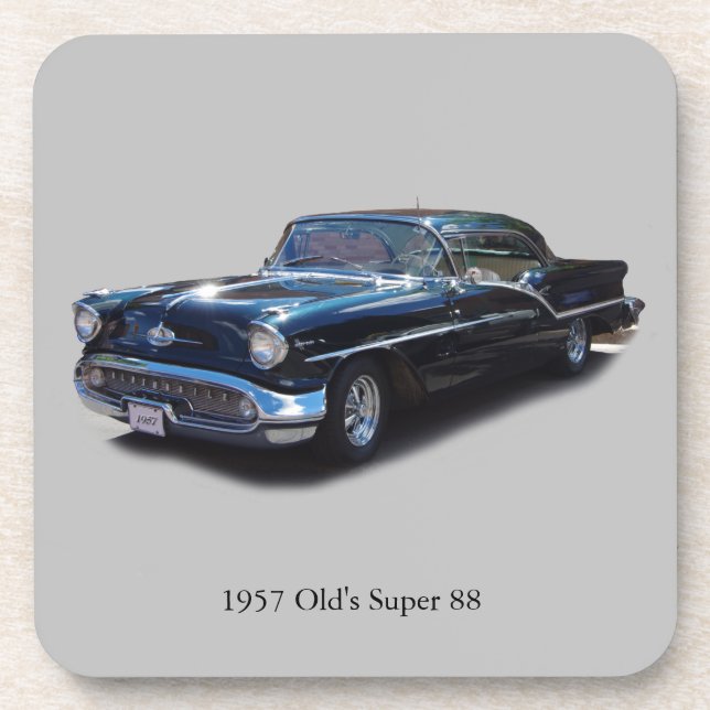 1957 Old's Super 88 set of 6 coasters (Front)
