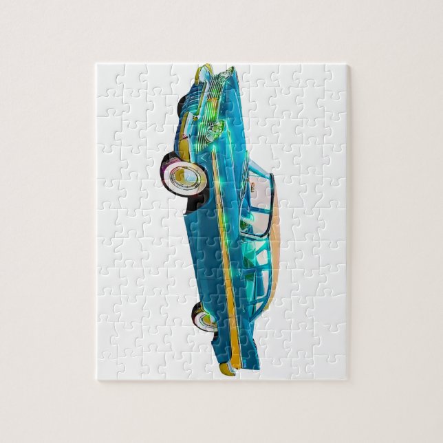 1957 Plymouth Belvedere Jigsaw Puzzle (Vertical)