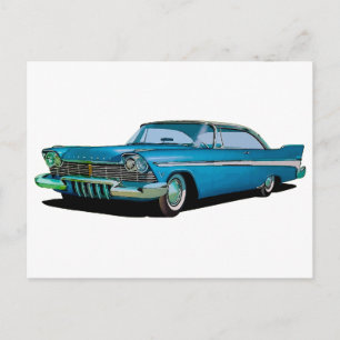 1957 Plymouth Belvedere Sport Coupe Postcard
