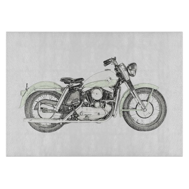1957 Sportster Motorcycle Cutting Board (Front)
