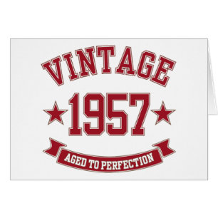 1957 Vintage Aged to Perfection