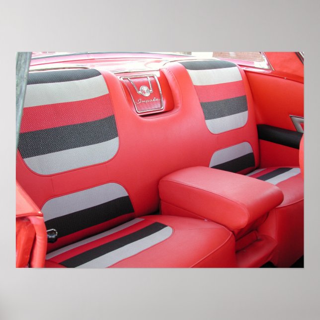 1958 Chevrolet Impala back seat Poster (Front)