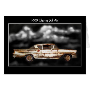 1958 Chevy Bel Air,junkyard car,classic car,rusty
