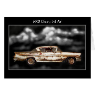 1958 Chevy Bel Air, voiture de chantier, voiture c