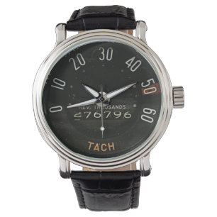 1958 Classic Sports Car Tachometer With Odometer Watch
