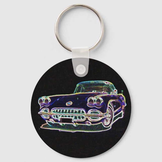 1958 Corvette Keychain (Front)
