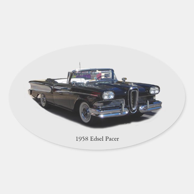 1958 Edsel Pacer sticker (Front)