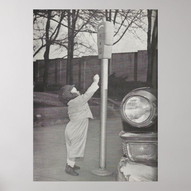 1958 Feed the Parking Metre Poster (Front)