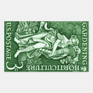 1958 Gardening + Horticulture Stamp Sticker