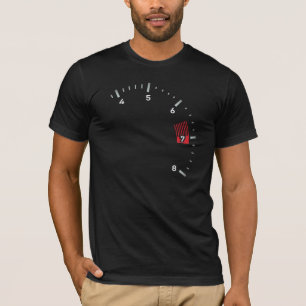 1958 T-shirt de conception de tachymètre de 356