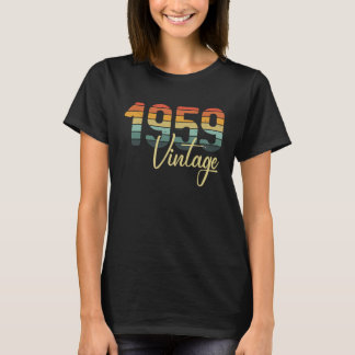 1959 All Original Parts B Day Vintage Retro Sunset T-Shirt