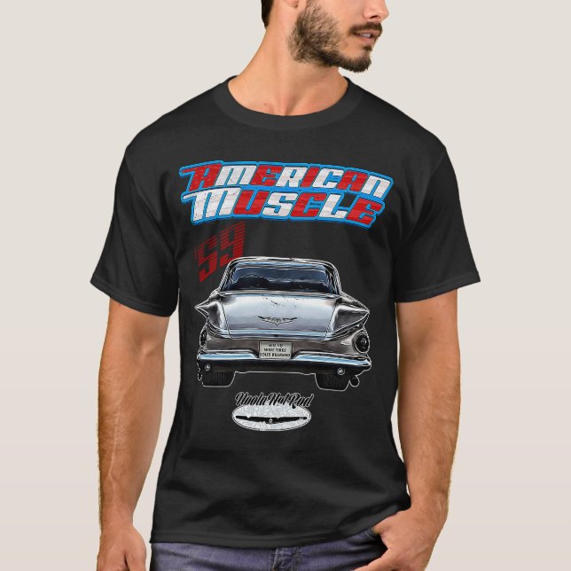 1959,Bel Invicta,Electra,Rockabilly,rusty car,dist T-Shirt (Front)