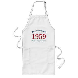1959 ♥ Best Year Ever! 60th Birthday Gift Apron