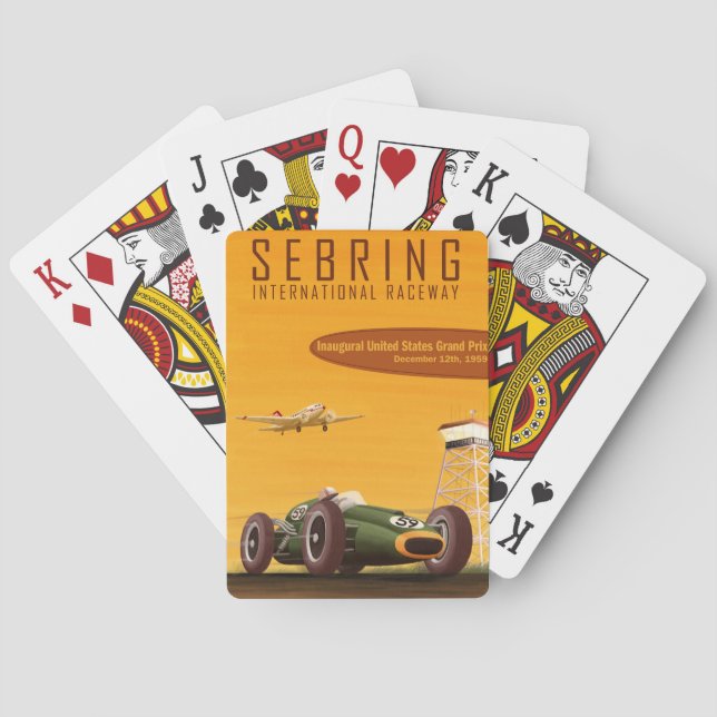 1959 cartes de jeu des Etats-Unis Grand prix (dos)