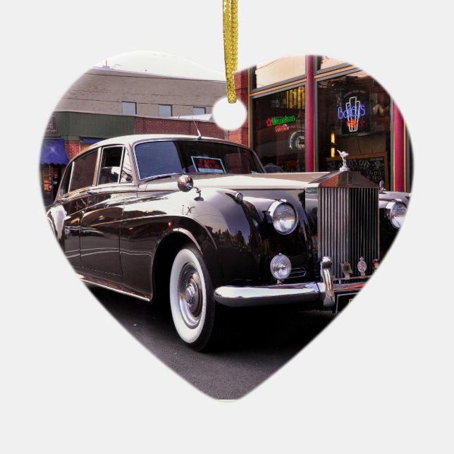1959 Classic Rolls Royce Ceramic Ornament (Front)