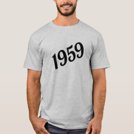 1959 Happy 60th Birthday T-Shirt