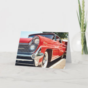 1959 Lincoln Continental Convertible Greeting Card