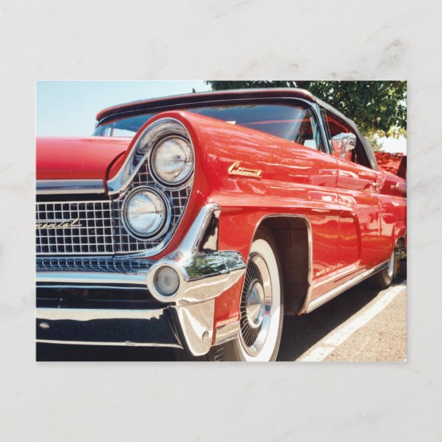 1959 Lincoln Continental Convertible Postcard (Front)