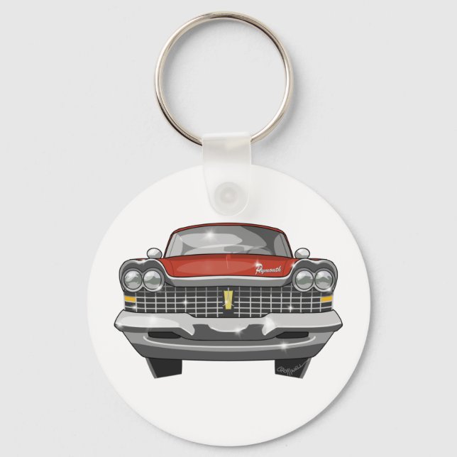 1959 Plymouth Fury Keychain (Front)