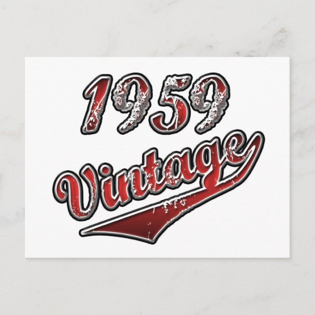 1959 Vintage Postcard (Front)