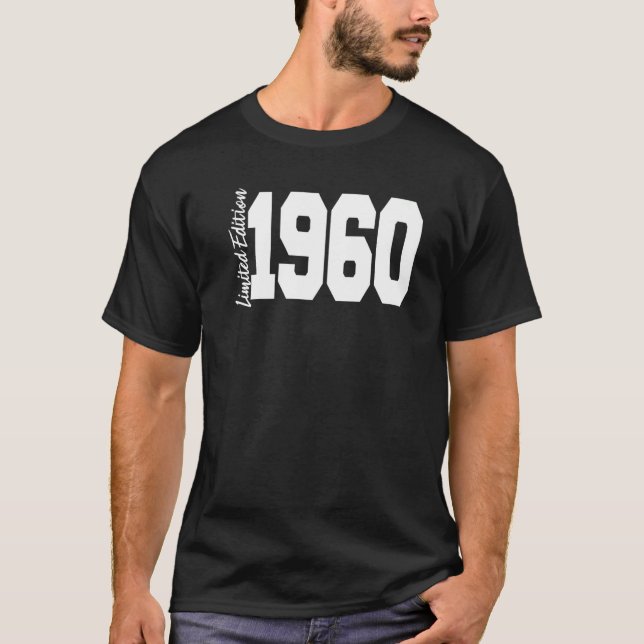 1960 62th Birthday Women Men 1 T-Shirt (Front)