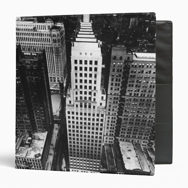 1960:  An aerial view of a Chicago skyscraper Binder (Front/Inside)
