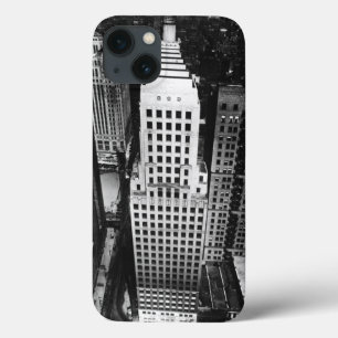 1960: An aerial view of a Chicago skyscraper iPhone 13 Case