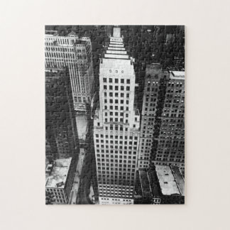 1960:  An aerial view of a Chicago skyscraper Jigsaw Puzzle