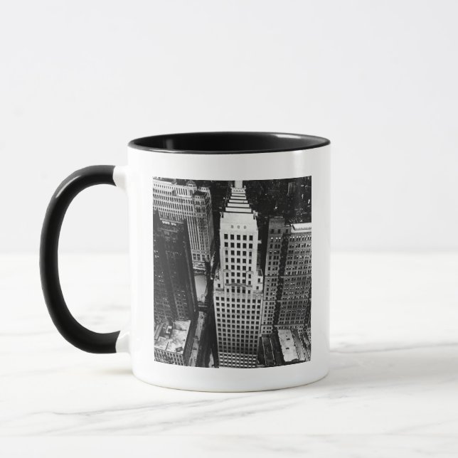 1960:  An aerial view of a Chicago skyscraper Mug (Left)