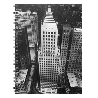 1960: An aerial view of a Chicago skyscraper Notebook
