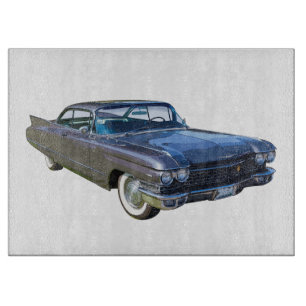 1960 Cadillac Classic Luxury Car Cutting Board