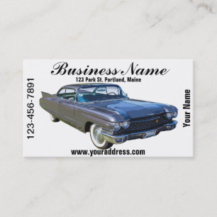1960 Cadillac Luxury Car Business Card