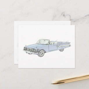 1960 Chevy Impala Postcard