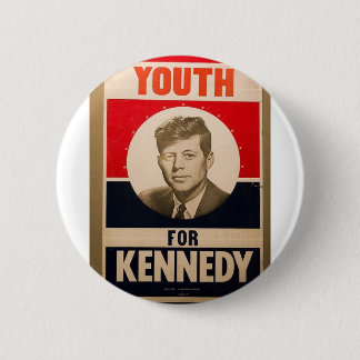 1960 Kennedy 2 Inch Round Button