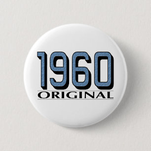 1960 Original 2 Inch Round Button